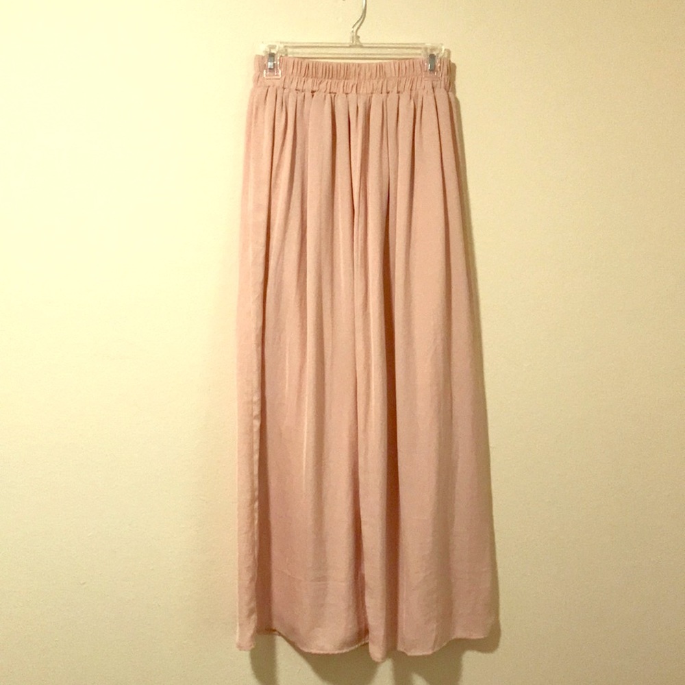 Baby Pink Maxi Skirt